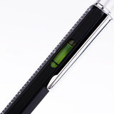 Max Business Writting Ballpoint Pen Ruler Style Metal Stylus Touch Pen black