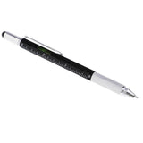 Max Business Writting Ballpoint Pen Ruler Style Metal Stylus Touch Pen black