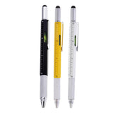 Max Business Writting Ballpoint Pen Ruler Style Metal Stylus Touch Pen black