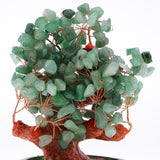 Max Mini Crystal Money Tree Bonsai Style Feng Shui Tree Home Office Decor Green
