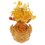 Max Crystal Money Tree Bring Wealth Luck Home Decor Birthday Gift 18cm Yellow