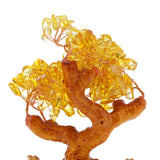 Max Crystal Money Tree Bring Wealth Luck Home Decor Birthday Gift 18cm Yellow