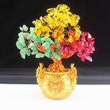 Max Crystal Money Tree Bring Wealth Luck Home Decor Birthday Gift 18cm A