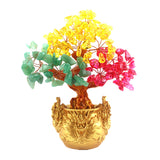 Max Crystal Money Tree Bring Wealth Luck Home Decor Birthday Gift 18cm A