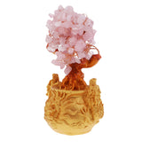 Max Crystal Money Tree Bring Wealth Luck Home Decor Birthday Gift 18cm Pink