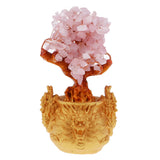 Max Crystal Money Tree Bring Wealth Luck Home Decor Birthday Gift 18cm Pink
