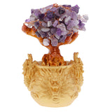 Max Crystal Money Tree Bring Wealth Luck Home Decor Birthday Gift 18cm Purple