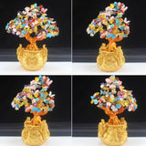 Max Crystal Money Tree Bring Wealth Luck Home Decor Birthday Gift 18cm  B