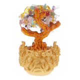 Max Crystal Money Tree Bring Wealth Luck Home Decor Birthday Gift 18cm  B
