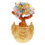 Max Crystal Money Tree Bring Wealth Luck Home Decor Birthday Gift 18cm  B