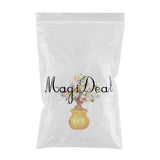 Max Mini Crystal Money Tree Bonsai Style Feng Shui Bring Wealth Luck Multi-Color