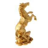 Max Resin Horse Model Home Decoration Accessories Arts and Craft  L Gold #2