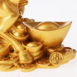 Max Resin Horse Model Home Decoration Accessories Arts and Craft  L Gold #2