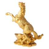 Max Resin Horse Model Home Decoration Accessories Arts and Craft  L Gold #2