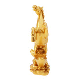 Max Resin Horse Model Home Decoration Accessories Arts and Craft  L Gold #2