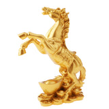 Max Resin Horse Model Home Decoration Accessories Arts and Craft  L Gold #2