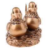 Max Feng Shui Mandarin Ducks for Love and Romance Figurine Statue Decor Copper