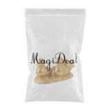 Max Feng Shui Mandarin Ducks for Love and Romance Figurine Statue Decor Gold