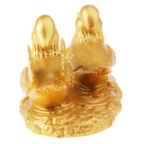 Max Feng Shui Mandarin Ducks for Love and Romance Figurine Statue Decor Gold