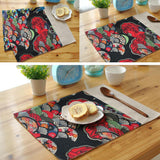 Max Placemat Table Cloth Place Mat Heat-resistant Party kitchen Dining Mats #4
