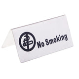 Max 100x 50mm Stainless Steel "No-smoking Signs /Reserved" Table Signs #1