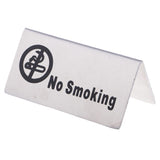 Max 100x 50mm Stainless Steel "No-smoking Signs /Reserved" Table Signs #1
