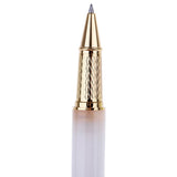 Max Chinese Porcelain with Metal Golden Design Mediun Roller Ballpoint Pen black