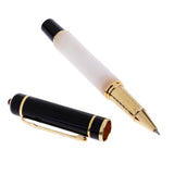 Max Chinese Porcelain with Metal Golden Design Mediun Roller Ballpoint Pen black