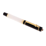 Max Chinese Porcelain with Metal Golden Design Mediun Roller Ballpoint Pen black