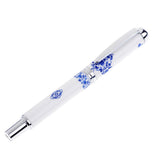 Max Ceramics Rollpoint Pen Chinese Elements Business Pen Tool Gift  Blue flowwer