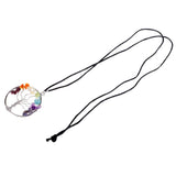 Max Tree Of Life Pendant Necklace Crystal Stone Necklace Women Gift Multi-color
