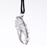 Max Tree Of Life Pendant Necklace Crystal Stone Necklace Women Gift White