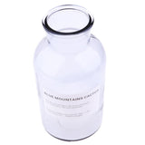 Max Colourful Glass Vase European Style Flower Vase Home Decor Smoky-gray(L)