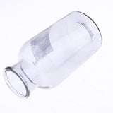 Max Colourful Glass Vase European Style Flower Vase Home Decor Smoky-gray(L)