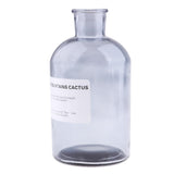 Max Colourful Glass Vase European Style Flower Vase Home Decor Smoky-gray(S)