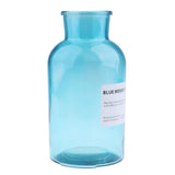 Max Colourful Glass Vase European Style Flower Vase Home Decor Sky-blue(L)