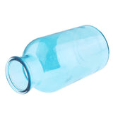 Max Colourful Glass Vase European Style Flower Vase Home Decor Sky-blue(L)