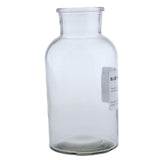 Max Colourful Glass Vase European Style Flower Vase Home Decor Transparent(L)