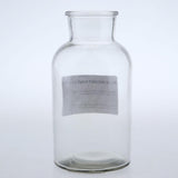 Max Colourful Glass Vase European Style Flower Vase Home Decor Transparent(L)
