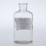 Max Glass Flower Dried Fresh Flower Vase for Home Shop Decor Transparent(M) B