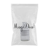 Max Glass Flower Dried Fresh Flower Vase for Home Shop Decor Transparent(M) B