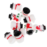 Max Christmas Decorations Snowman Doll Mini Resin Snowman Ornaments Green Gloves