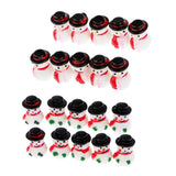 Max Christmas Decorations Snowman Doll Mini Resin Snowman Ornaments Green Gloves