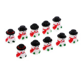 Max Christmas Decorations Snowman Doll Mini Resin Snowman Ornaments Green Gloves