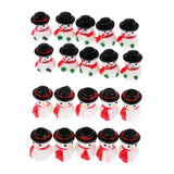 Max Christmas Decorations Snowman Doll Mini Resin Snowman Ornaments Green Gloves