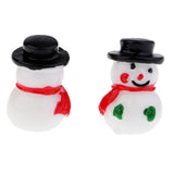 Max Christmas Decorations Snowman Doll Mini Resin Snowman Ornaments Green Gloves