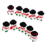 Max Christmas Decorations Snowman Doll Mini Resin Snowman Ornaments Green Gloves