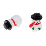Max Christmas Decorations Snowman Doll Mini Resin Snowman Ornaments Green Gloves