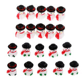 Max Christmas Decorations Snowman Doll Mini Resin Snowman Ornaments Green Gloves