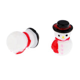 Max Christmas Decorations Snowman Doll Mini Resin Snowman Ornaments Button